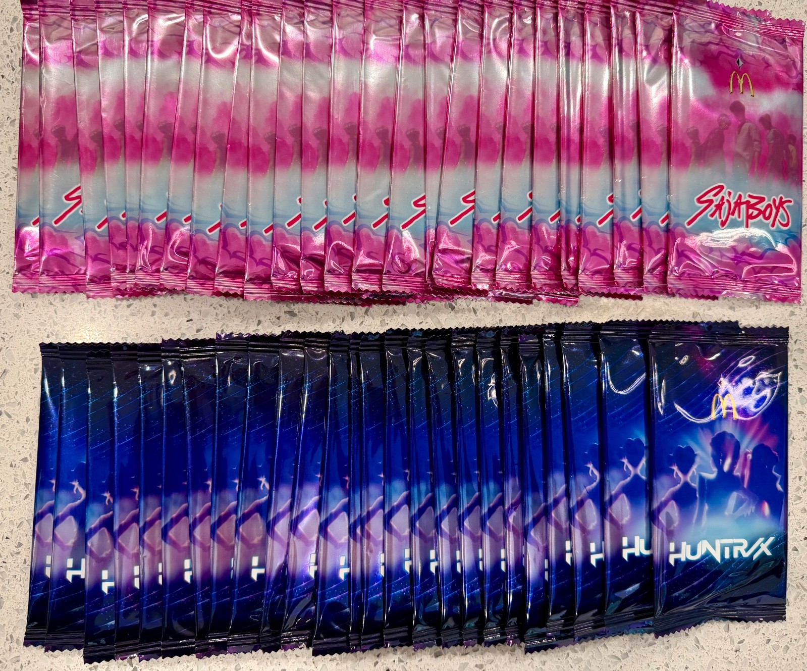 50x Unopened McDonald's Canada KPop Demon Hunters Card Packs. K-Pop, Huntrix