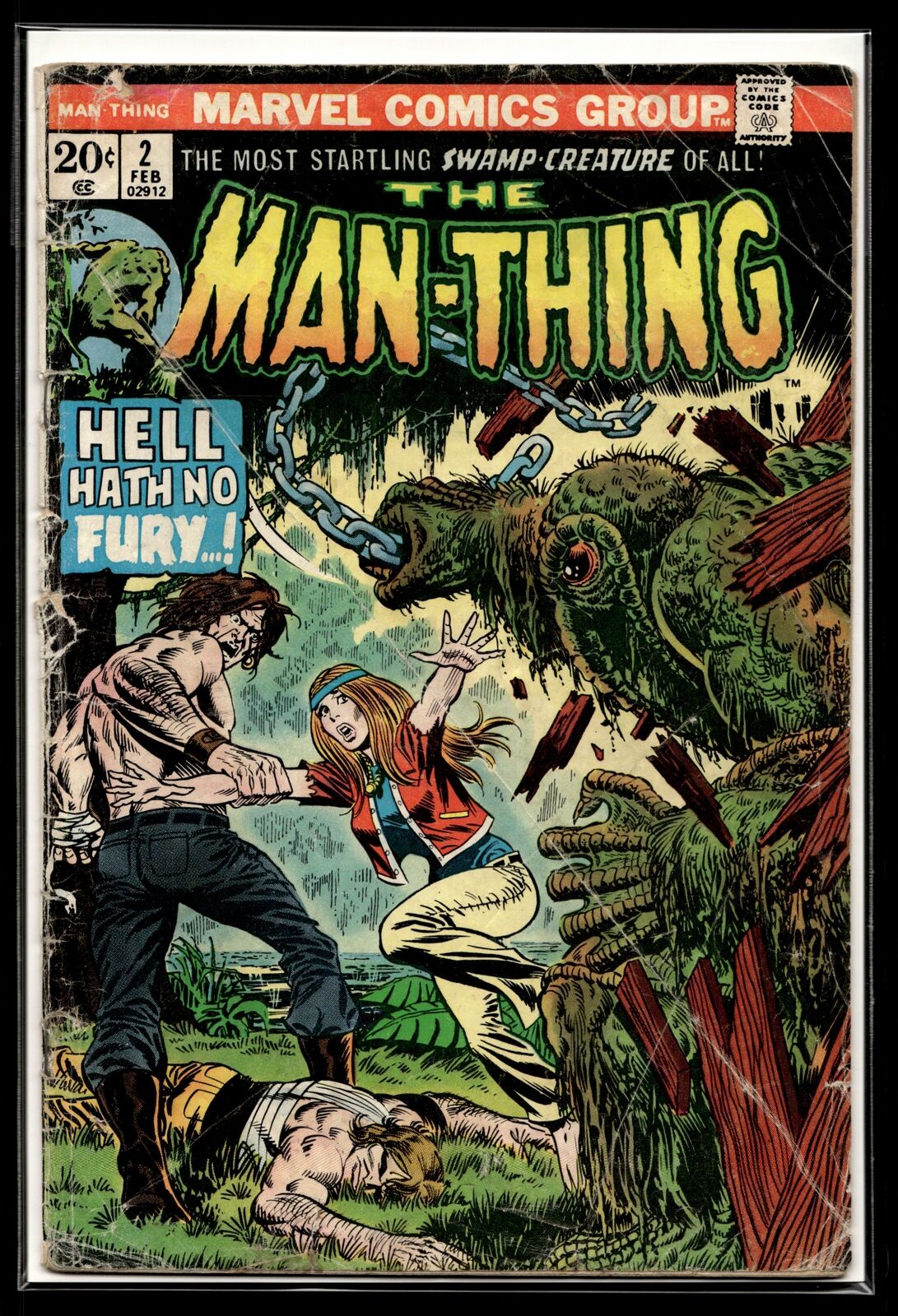 1974 Man-Thing #2 Marvel Comic