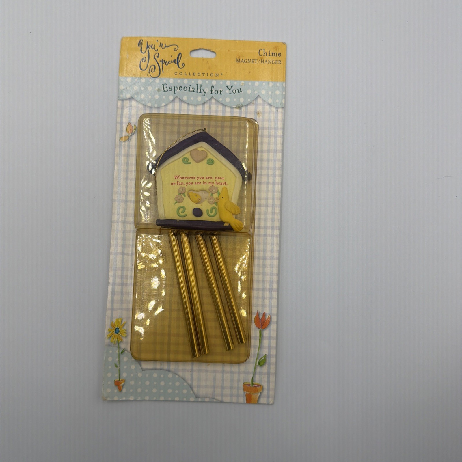 Vintage You\'re Special Collection Birdhouse Magnet Wind Chime New Sealed Vintage You\'re Special Collection Birdhouse Magnet Wind Chime New Sealed