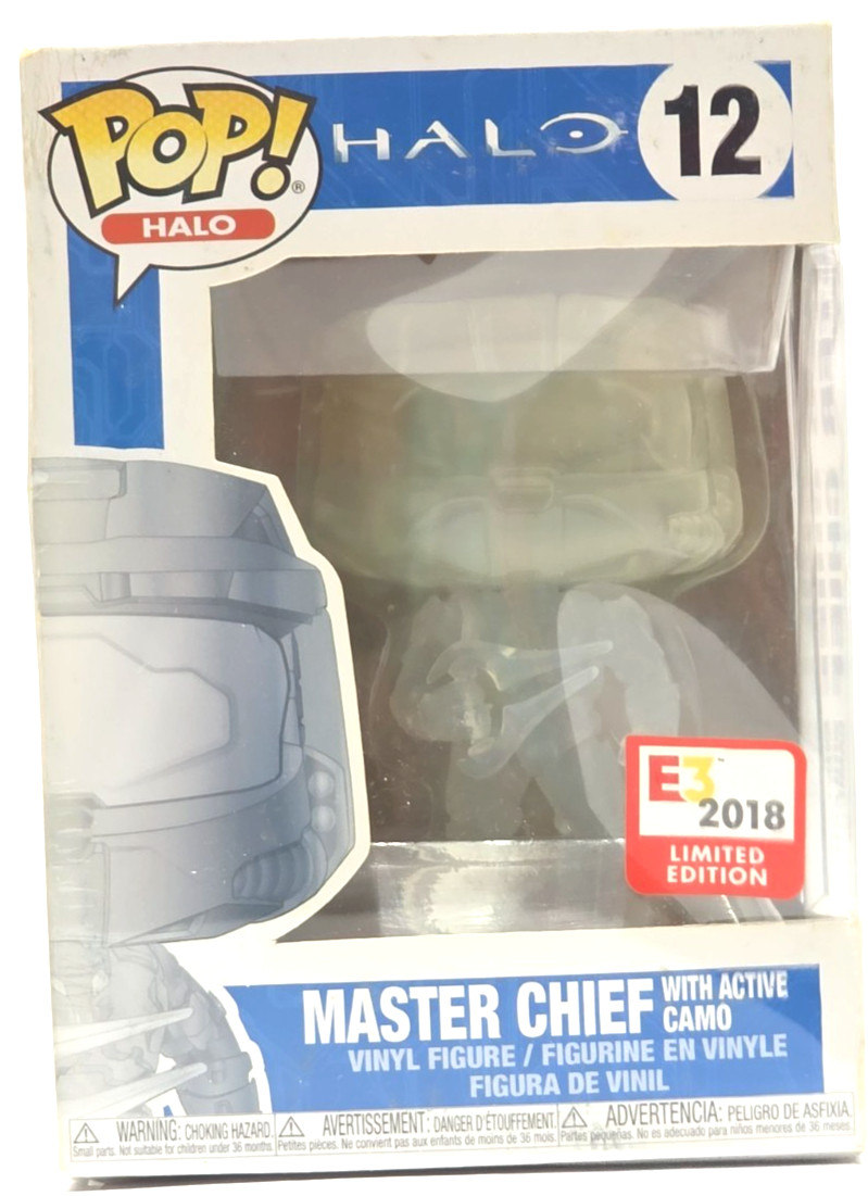 Funko - Halo - Master Chief with Active Camo E3 2018 Exclusive Pop #12
