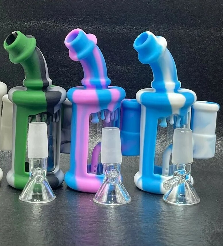 5 Inch MINI Unbreakable Silicone Bong Detachable Water Pipe + SCREENS 5 Inch MINI Unbreakable Silicone Bong Detachable Water Pipe + SCREENS
