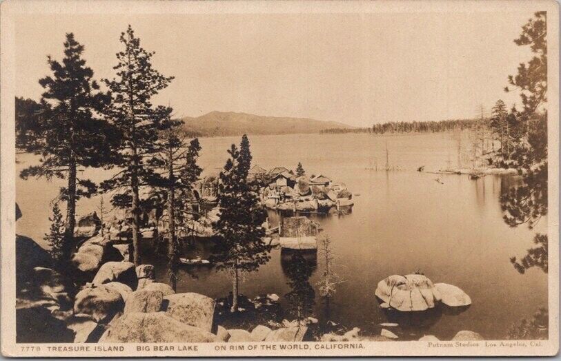1920s BIG BEAR LAKE California Real Photo RPPC Postcard 