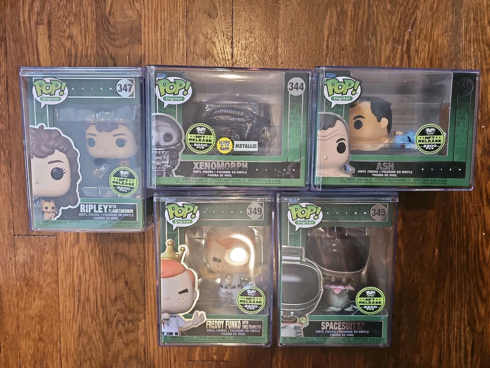 FUNKO POP DIGITAL ALIENS Bundle NEW VERY RARE Hard Protectors 