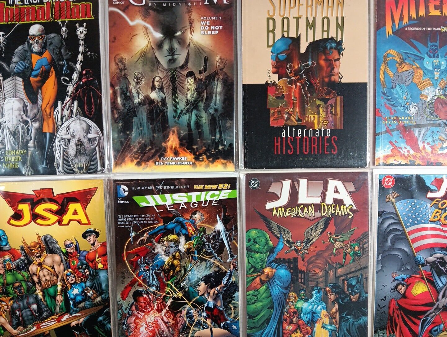 DC Trade Paperback Comic Book Lot