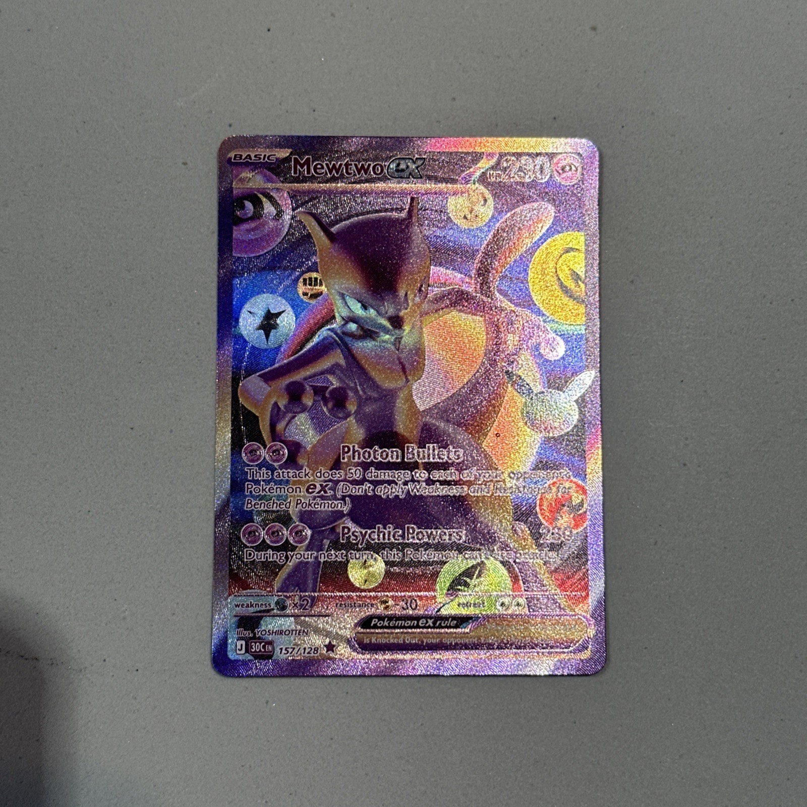 Mewtwo 157/128 Pokemon 30th Anniversary Celebration Fast delivery -NM Mewtwo 157/128 Pokemon 30th Anniversary Celebration Fast delivery -NM