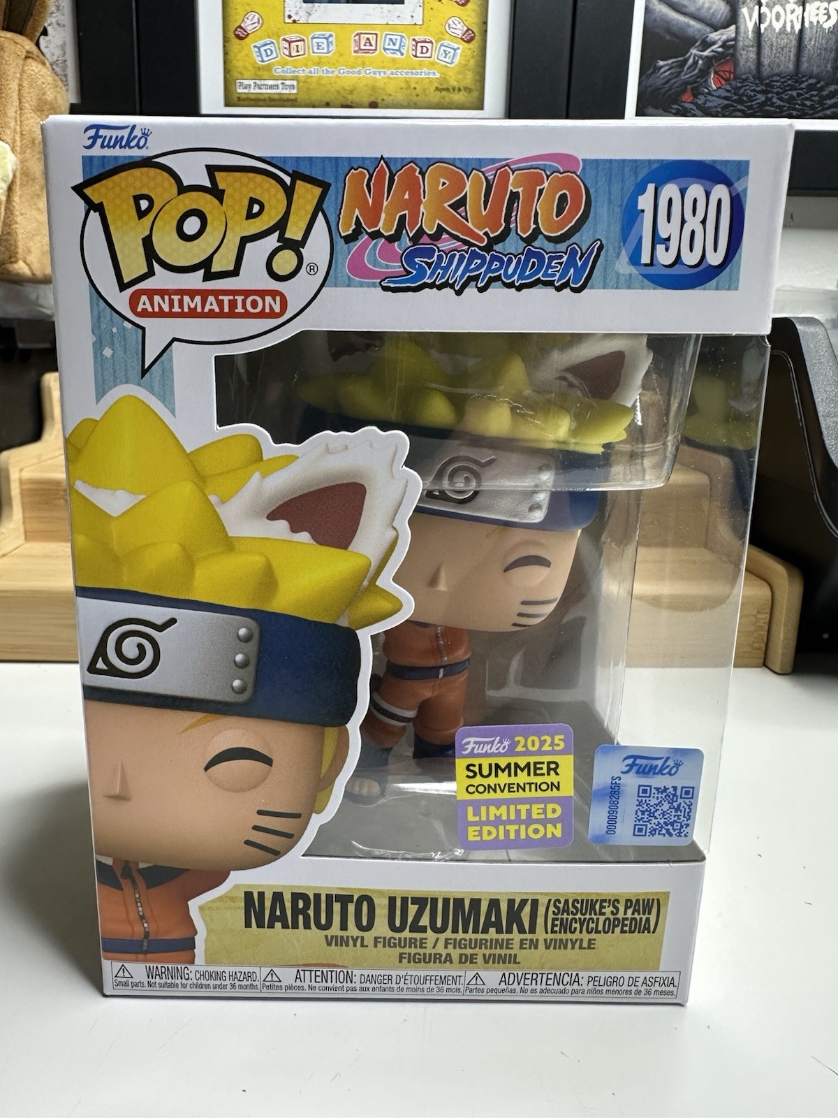 Naruto Uzumaki #1980 Funko Pop 2025 Summer Convention