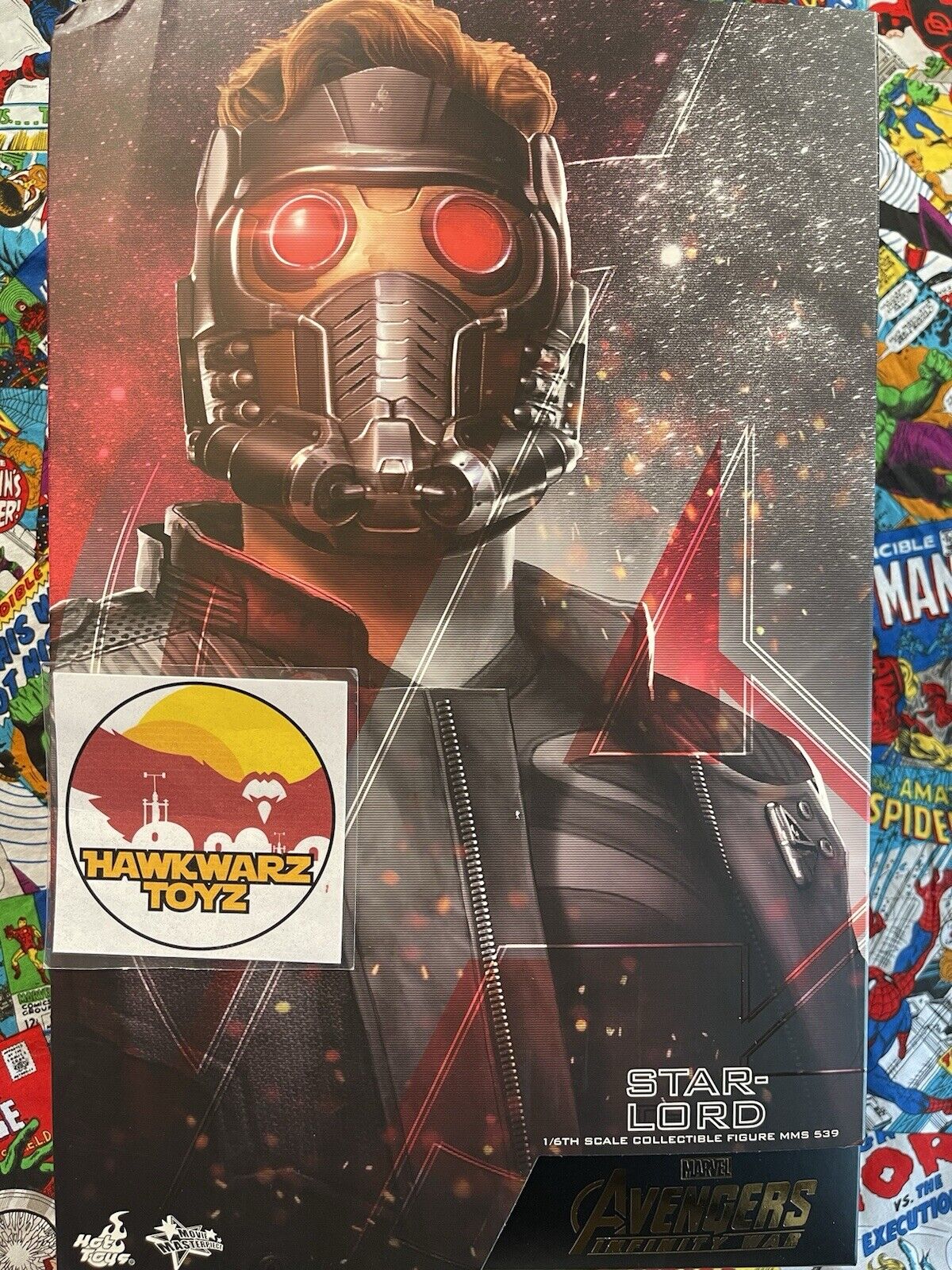 Hot Toys Marvel Avengers Infinity War Star Lord MMS539 1/6 Sideshow Disney