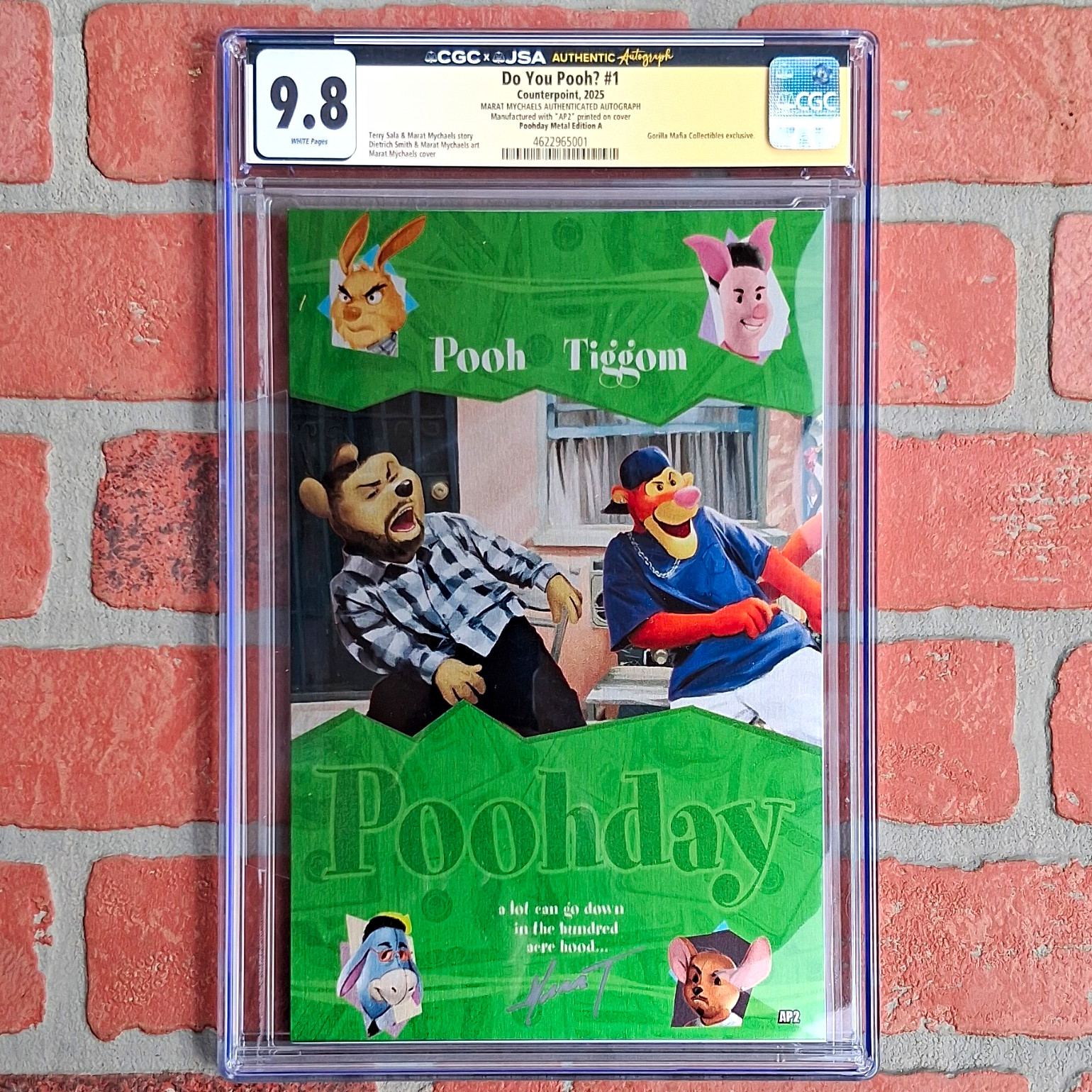 Do You Pooh? #1 Poohday Metal Edition Gorilla Mafia Var CGC 9.8 EXTREMELY RARE Do You Pooh? #1 Poohday Metal Edition Gorilla Mafia Var CGC 9.8 EXTREMELY RARE