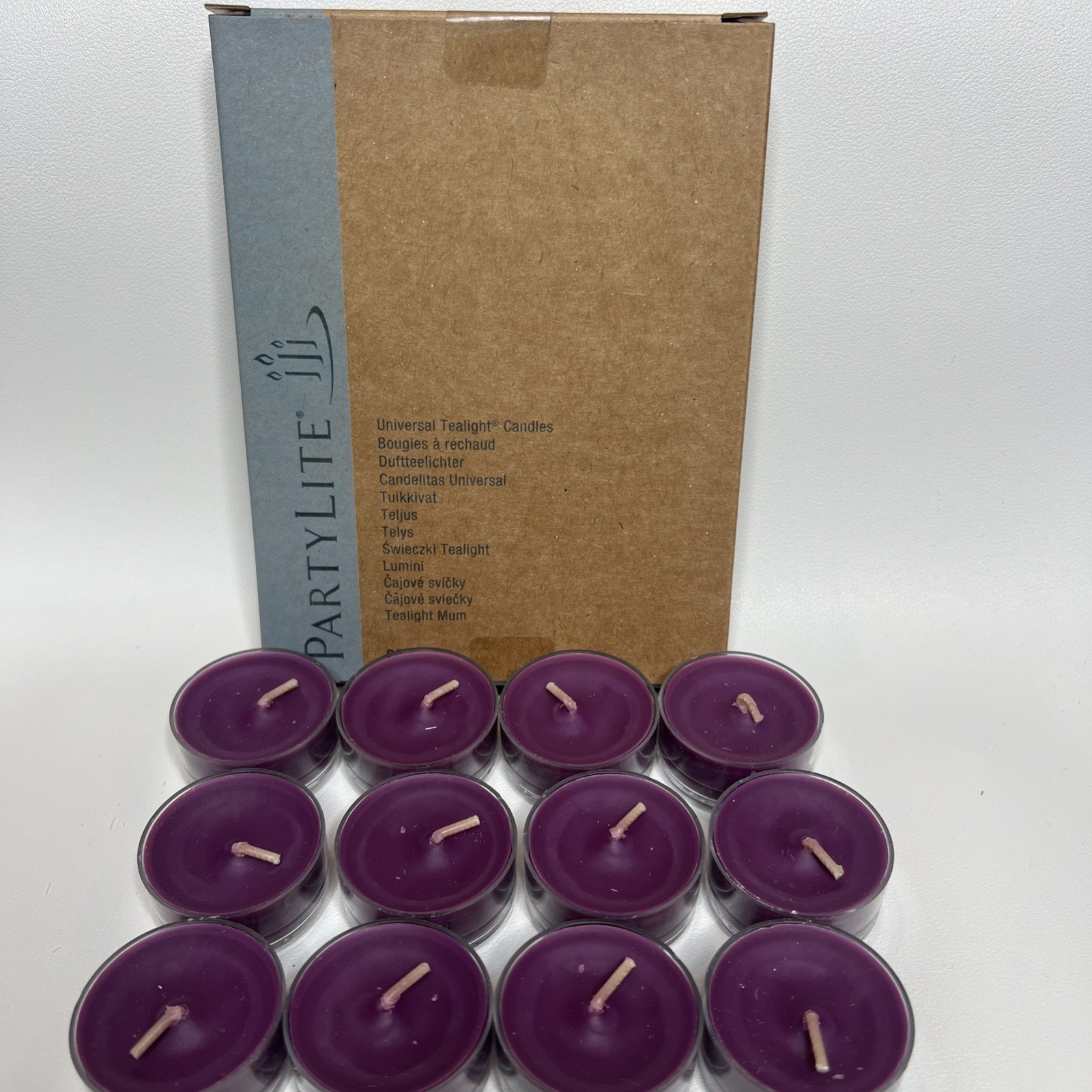 Rare PARTYLITE Fig Tree Tealights (12) NOS V04685