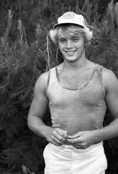 John Schneider at a Special Olympics event in 1979 Celebrity Film Old Photo 5