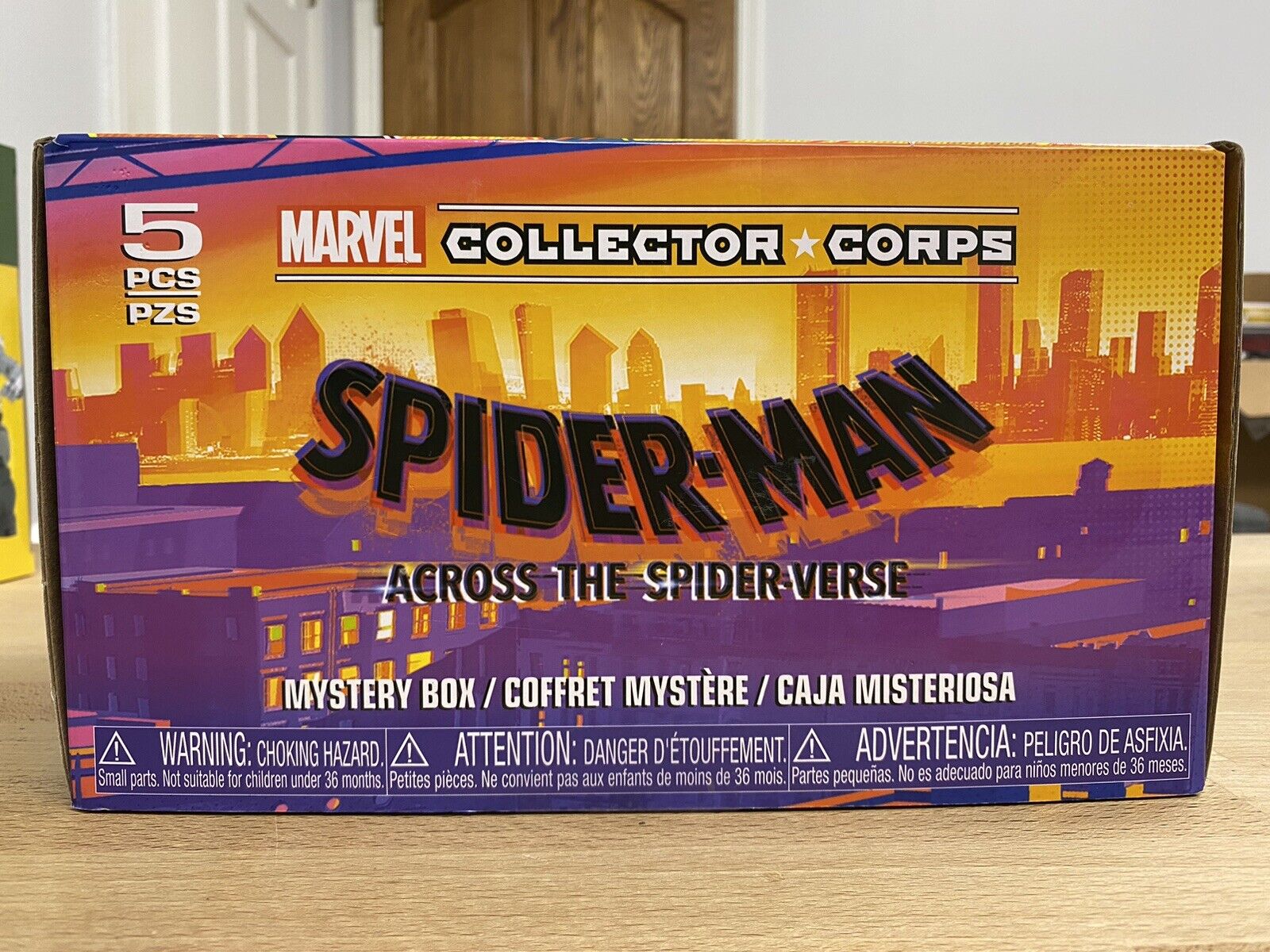 Spider-Man: Across the Spider-Verse MARVEL Funko Pop Collector Corps Size: XL