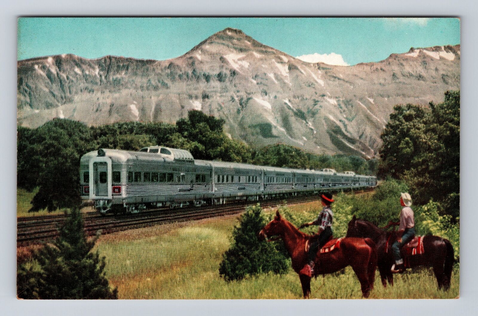 The Denver Zephyr, Train, Transportation, Antique, Vintage Souvenir Postcard