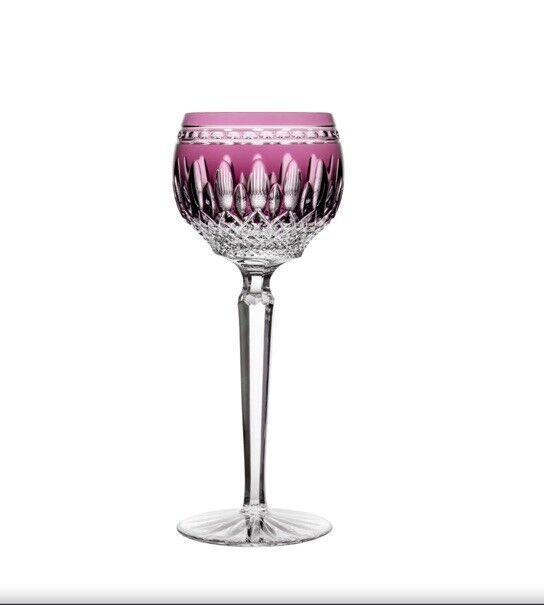 Waterford Crystal Clarendon Amethyst Purple Wine Hock Glass