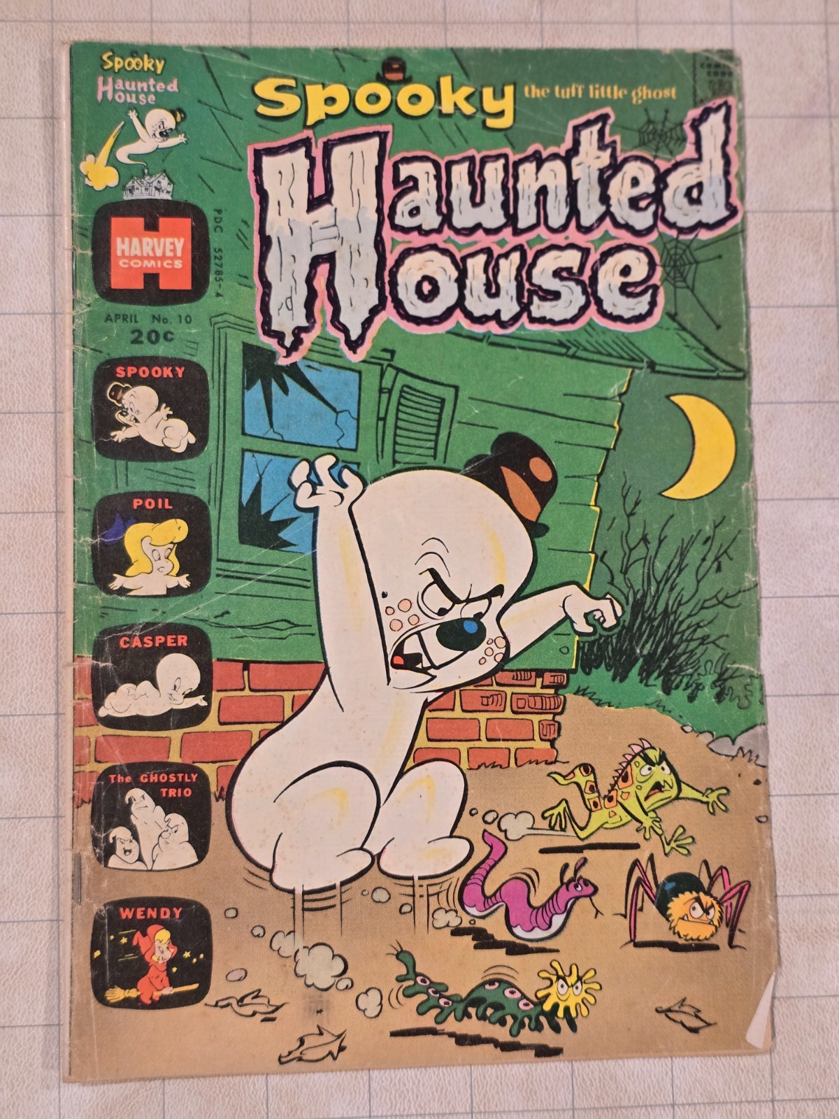 Spooky The tuff  Little Ghost Haunted House 10 Harvey Comics
