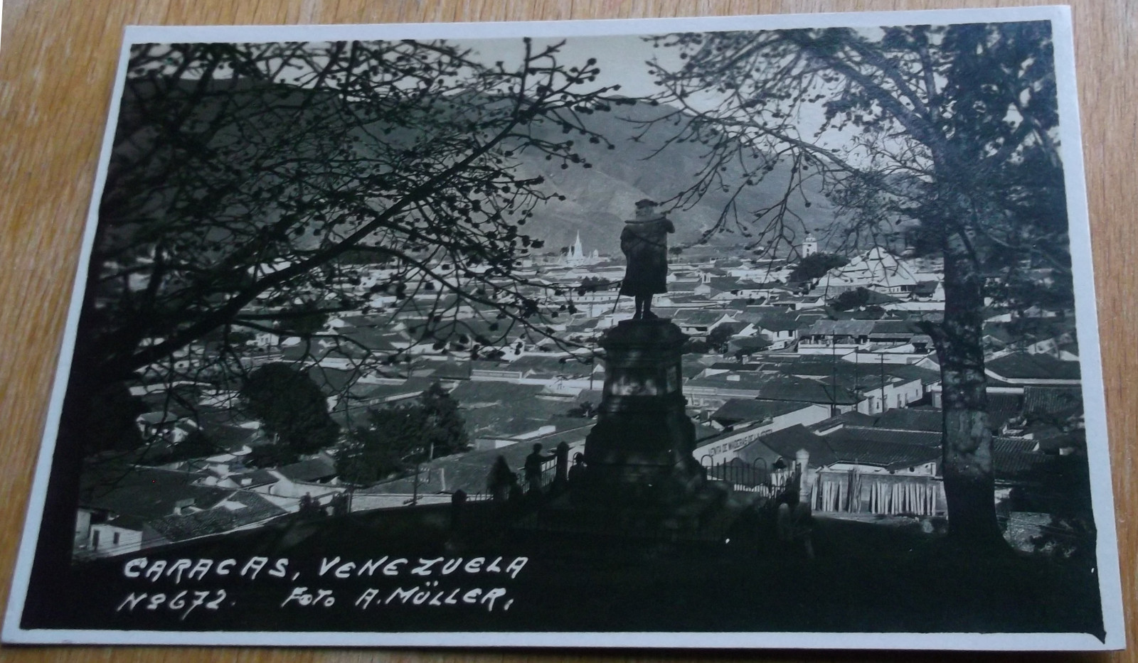 Postcard 1930s: Caracas Venezuela 