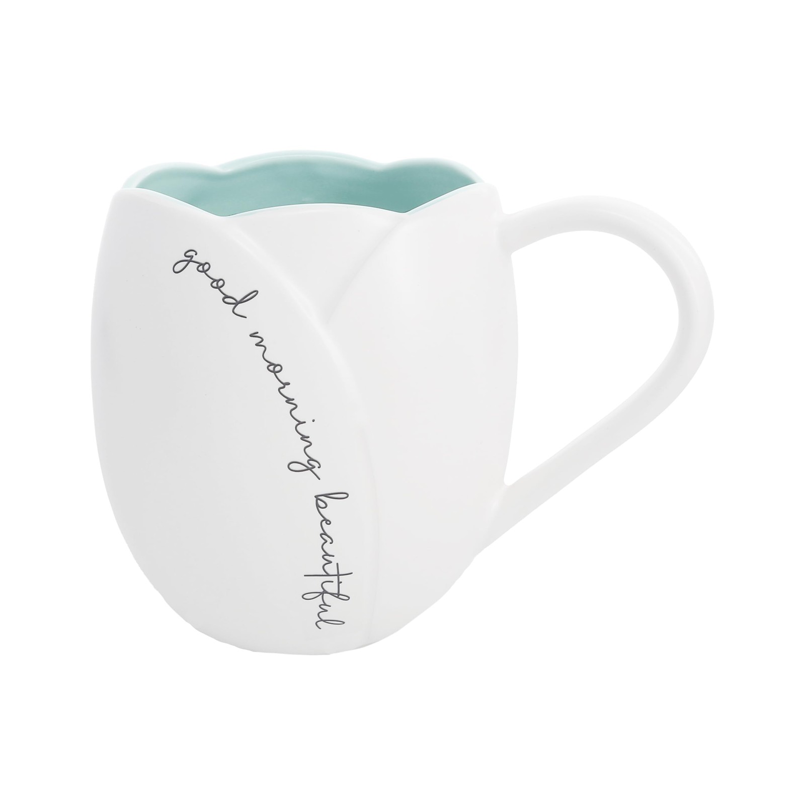 Pavilion Gift Company Morning Beautiful 20oz Stoneware Mug Coffee Tea Spring Flo