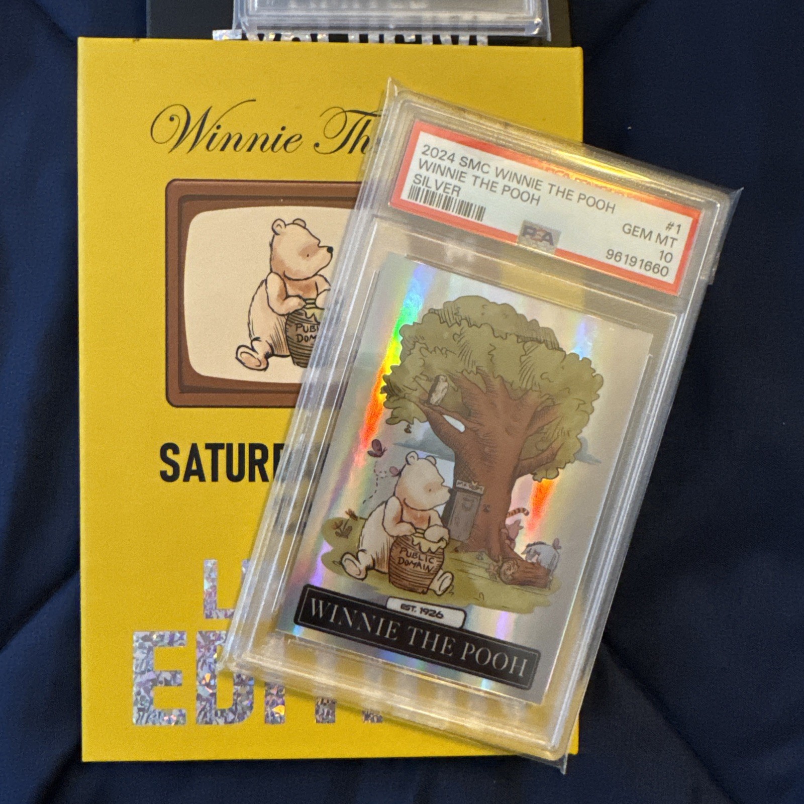 2024 Saturday Morning Cards SMC Winnie the Pooh #1 Silver Limited Edition 2024 Saturday Morning Cards SMC Winnie the Pooh #1 Silver Limited Edition