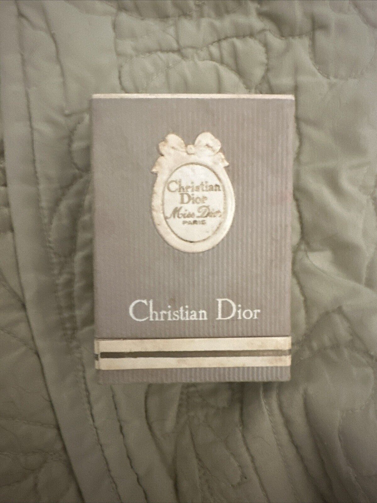 Vintage Christian Dior ‘Miss Dior’ Extrait (pebble bottle) Mini With Box. Rare.