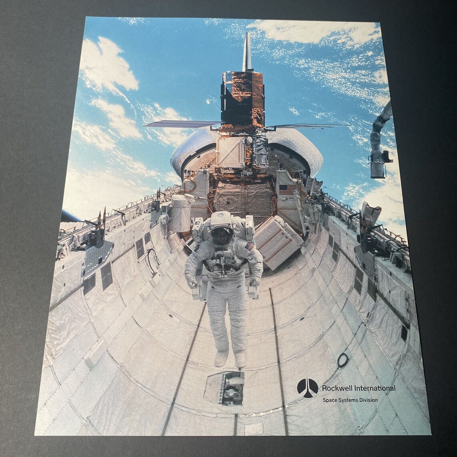 Rockwell International NASA Space Shuttle Astronaut Columbia 1981 Print