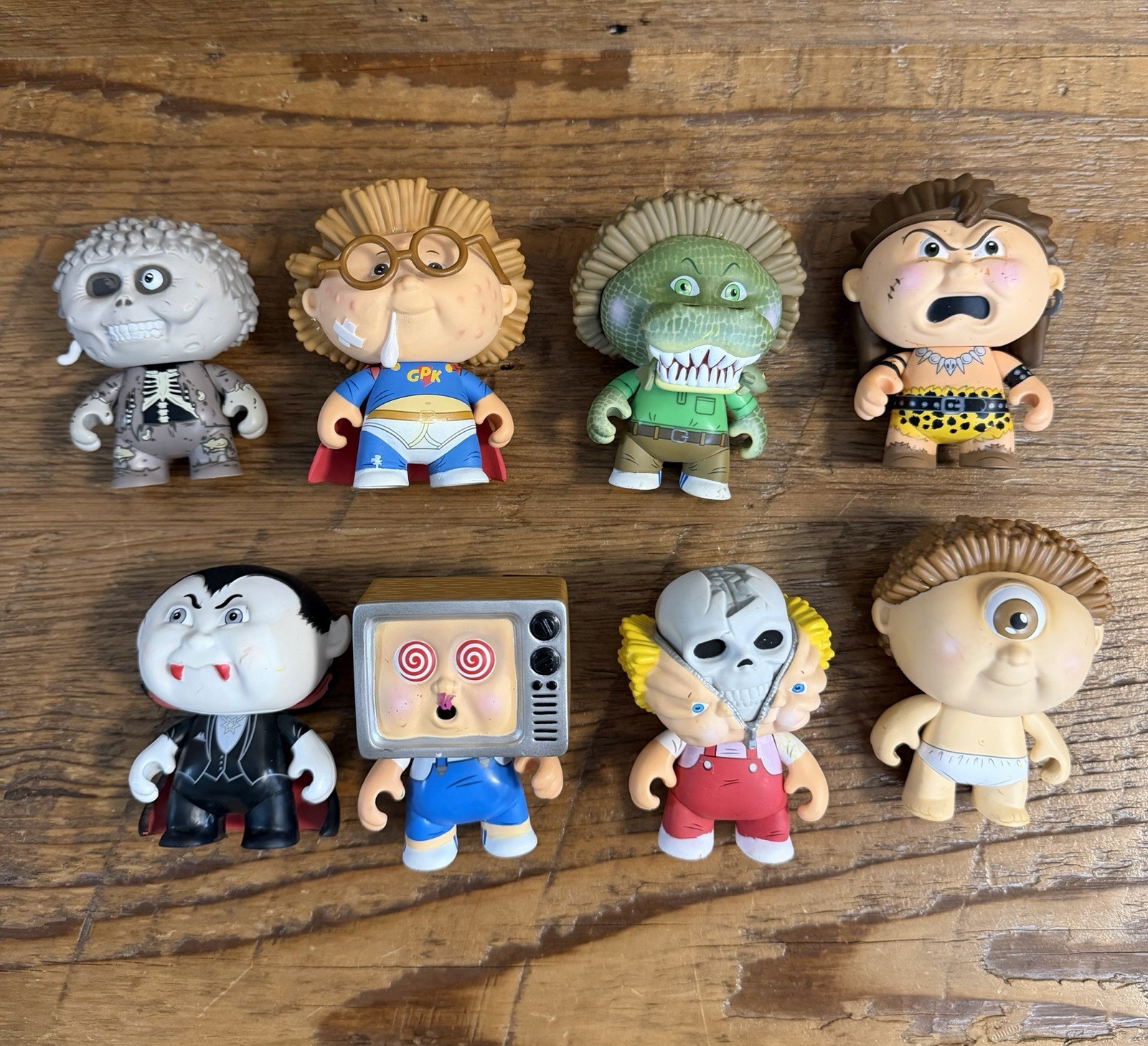 Lot Of 8 Mini Garbage Pail Kids Funko Garbage Pail Kids GPK Vinyl Figures