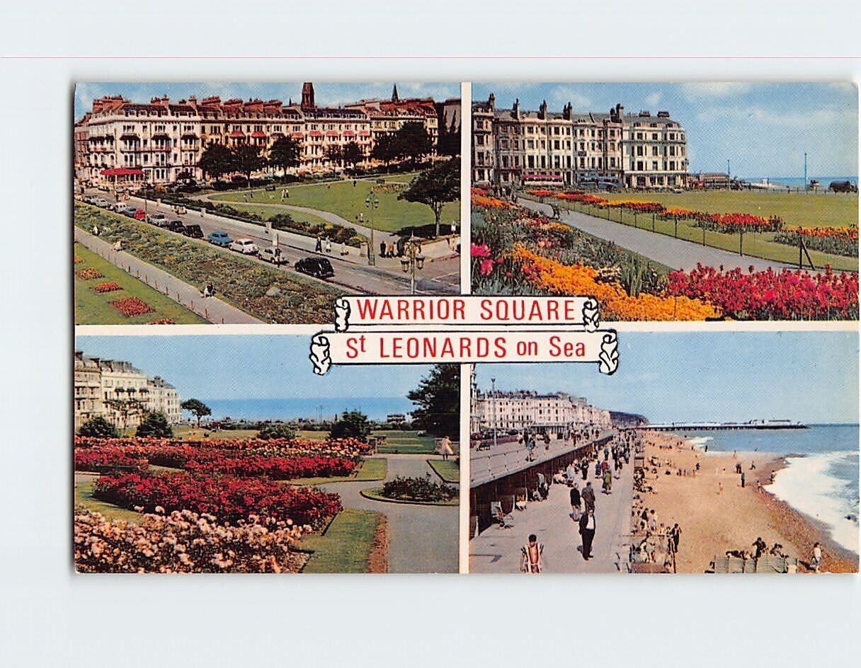 Postcard Warrior Square St. Leonards on Sea England