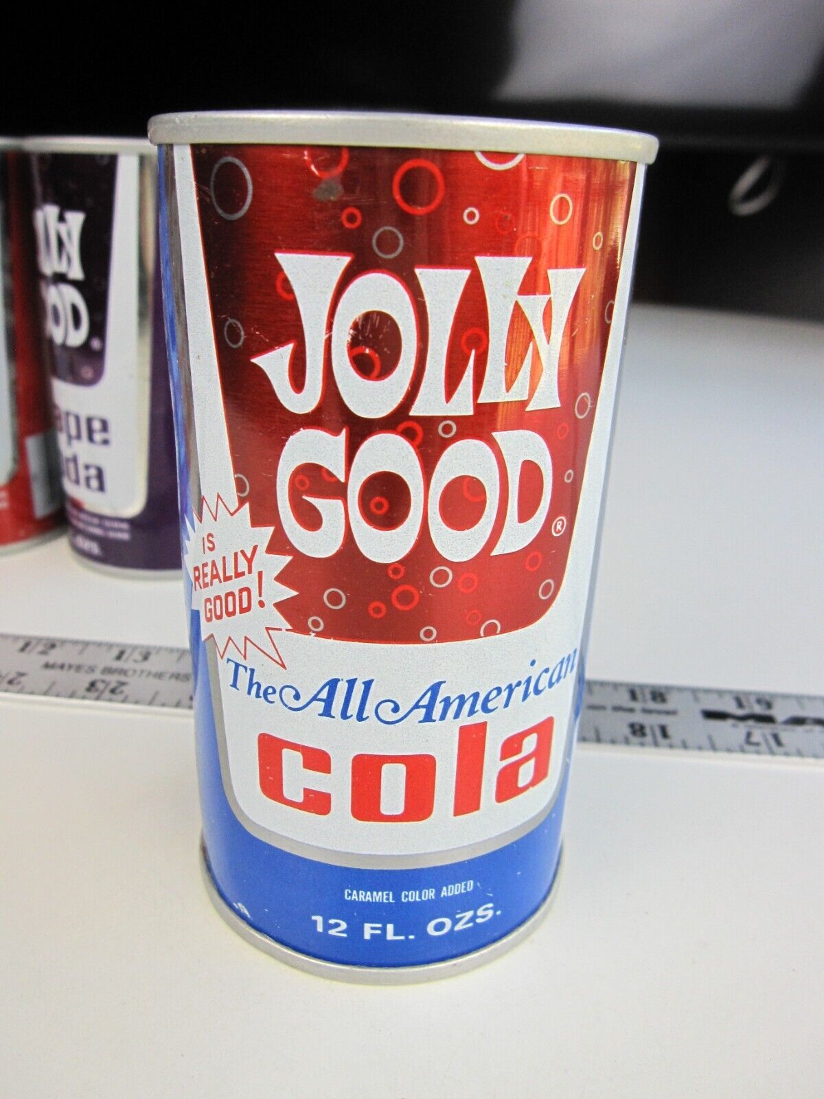 Vintage Jolly Good All American COLA Unopened Pull Tab Empty Test Blank   BIS