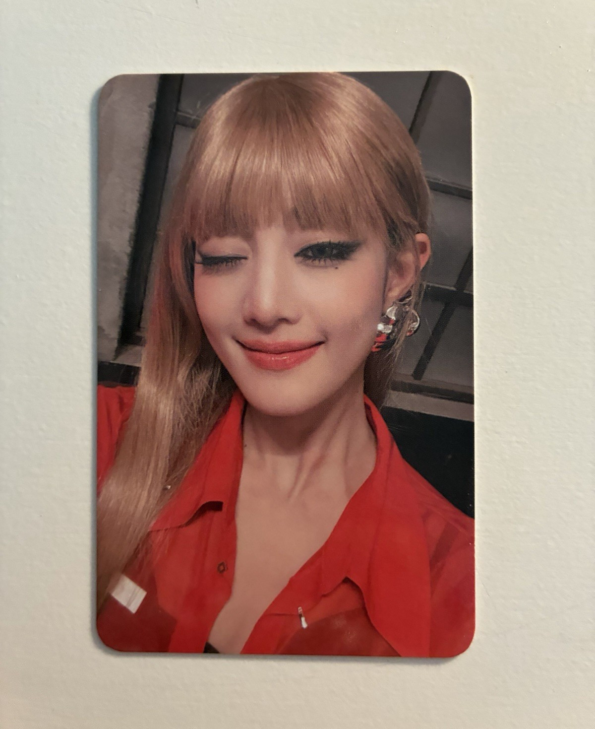 Minnie (G)I-DLE I LOVE Autographed Photocard Q Official Card