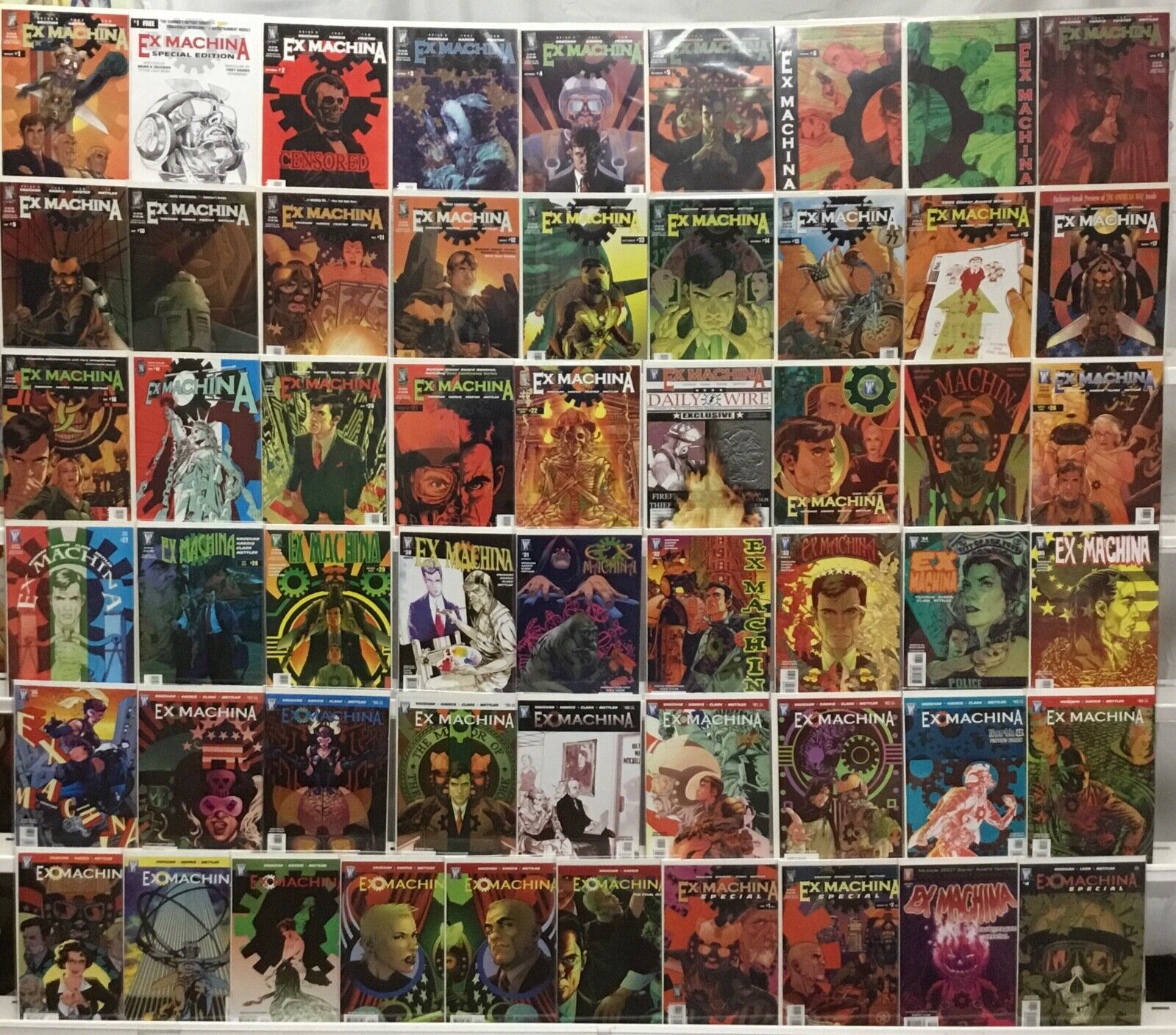 WildStorm Comics Ex Machina #1-50 Complete Set Plus Specials VF/NM 2004