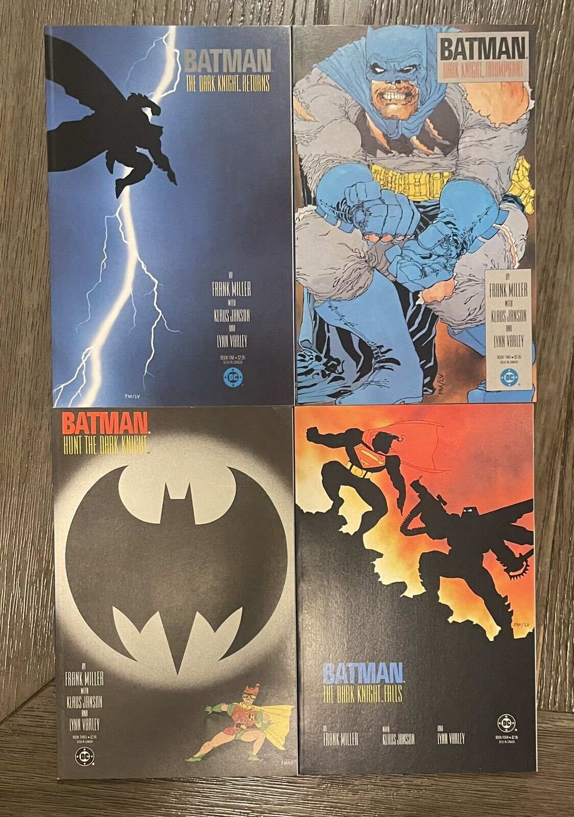 Batman Dark Knight Returns #1-4 [First Printing] (DC 1986) Complete Frank Miller