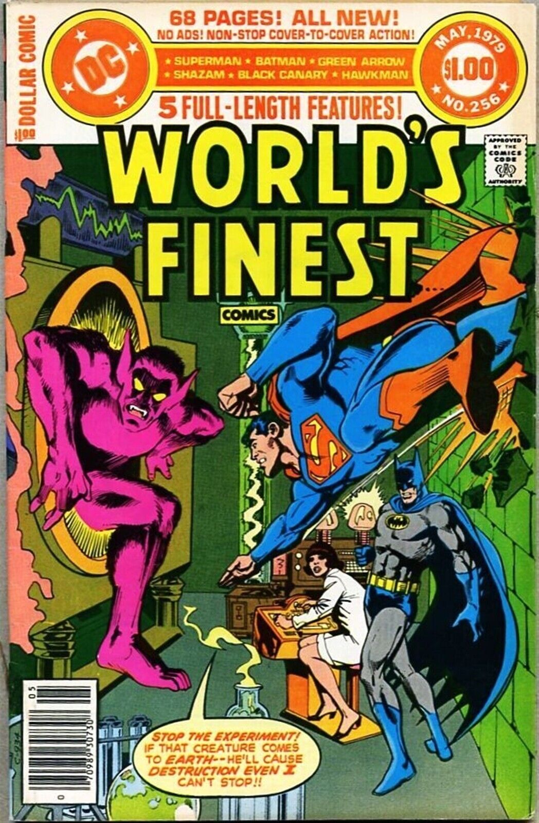 World\'s Finest Comics #256-1979 vf 8.0 Captain Marvel Superman Batman / Giant