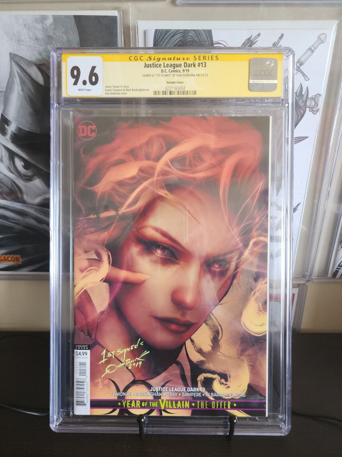 Justice League Dark #13 (2019)  Variant CGC 9.6 1st Signed By Dan Quintana 
