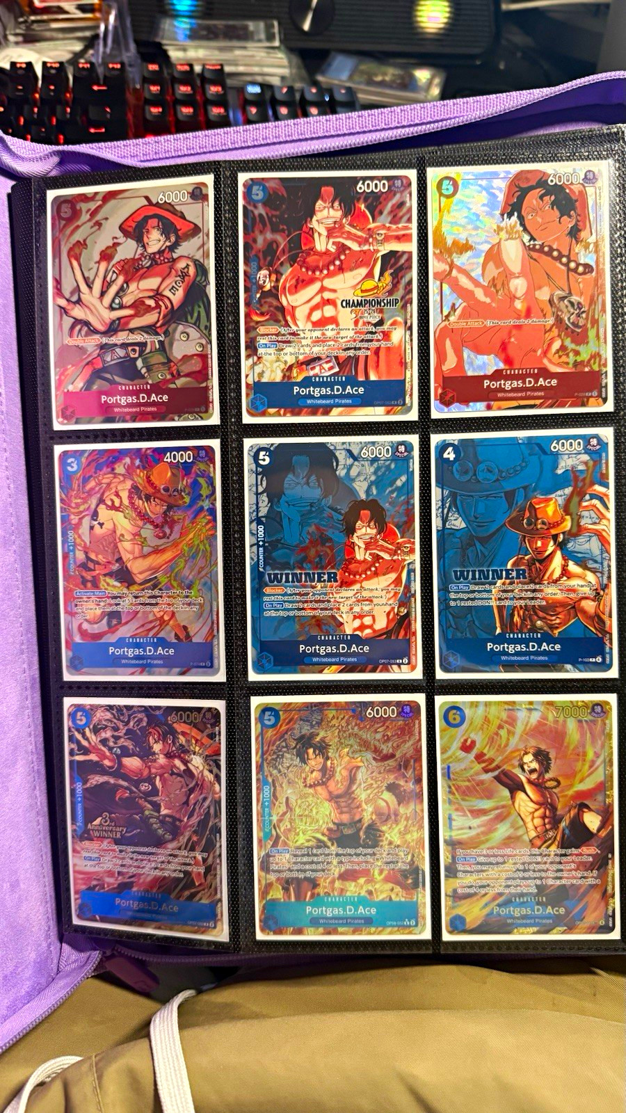 Bandai One Piece Card Game Portgas D. Ace Collection Holofoil Lot 31 EN Bandai One Piece Card Game Portgas D. Ace Collection Holofoil Lot 31 EN