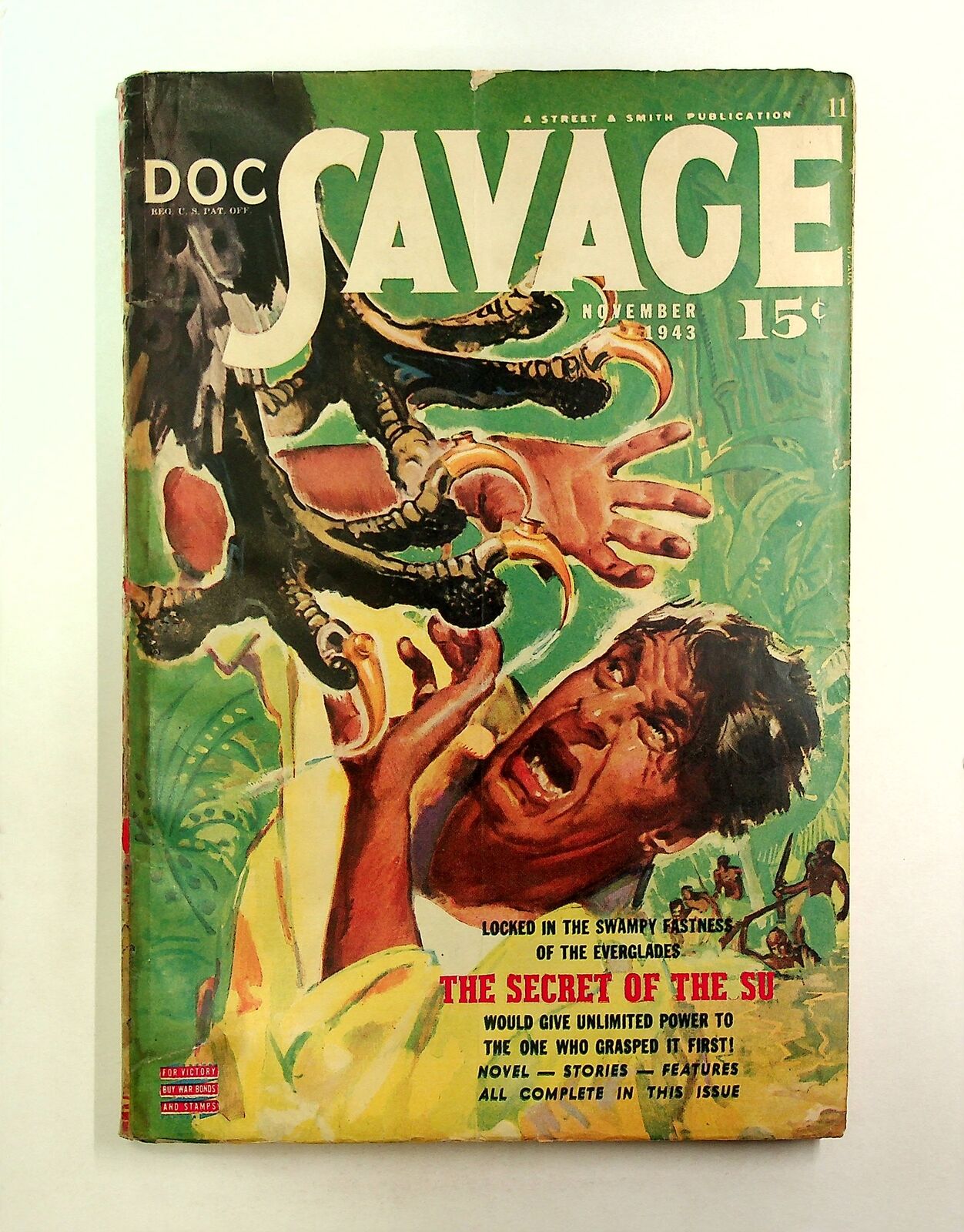 Doc Savage Pulp Vol. 22 #3 GD- 1.8 1943