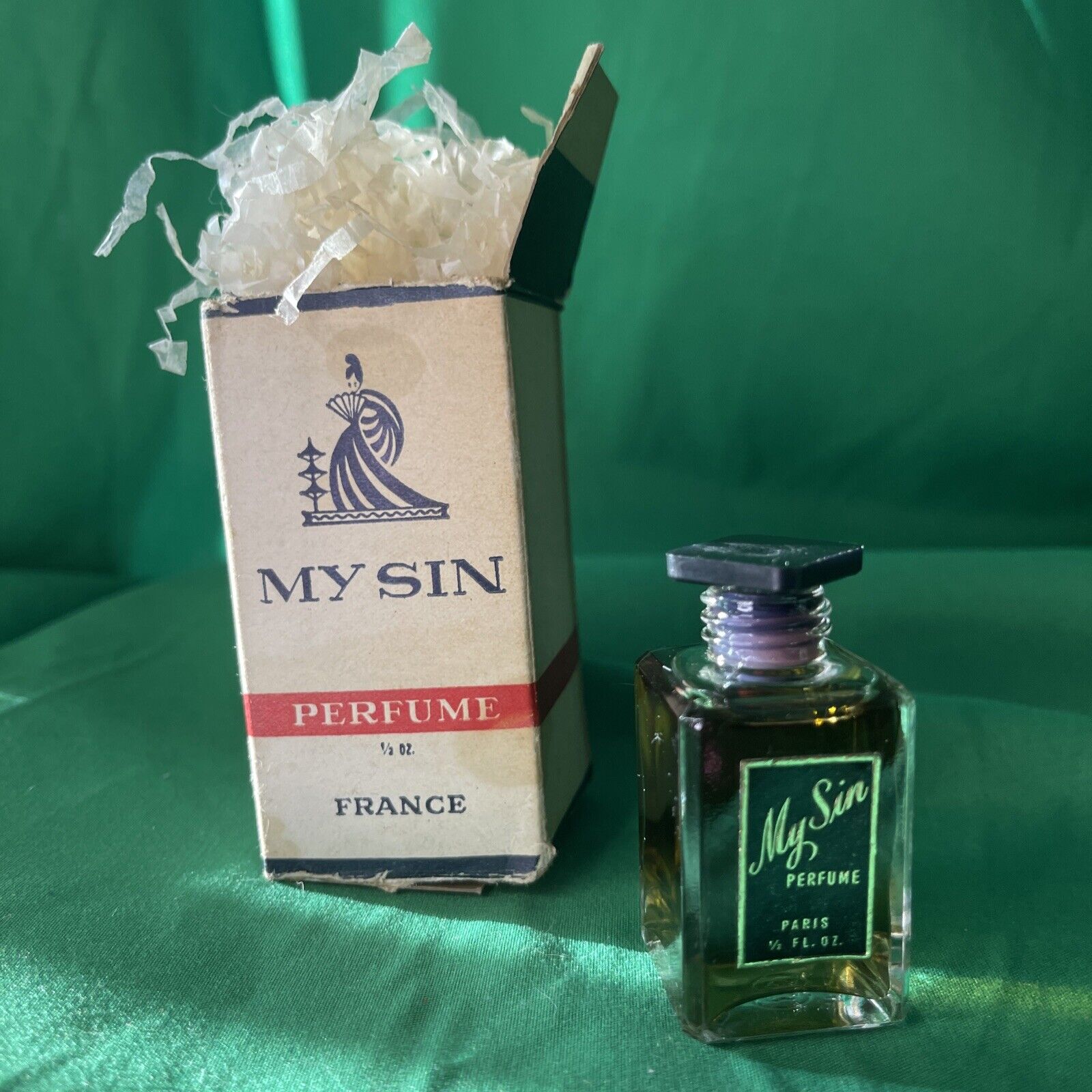 Rare And Old Vintage My Sin Perfume France Looks Like Fake But Unique