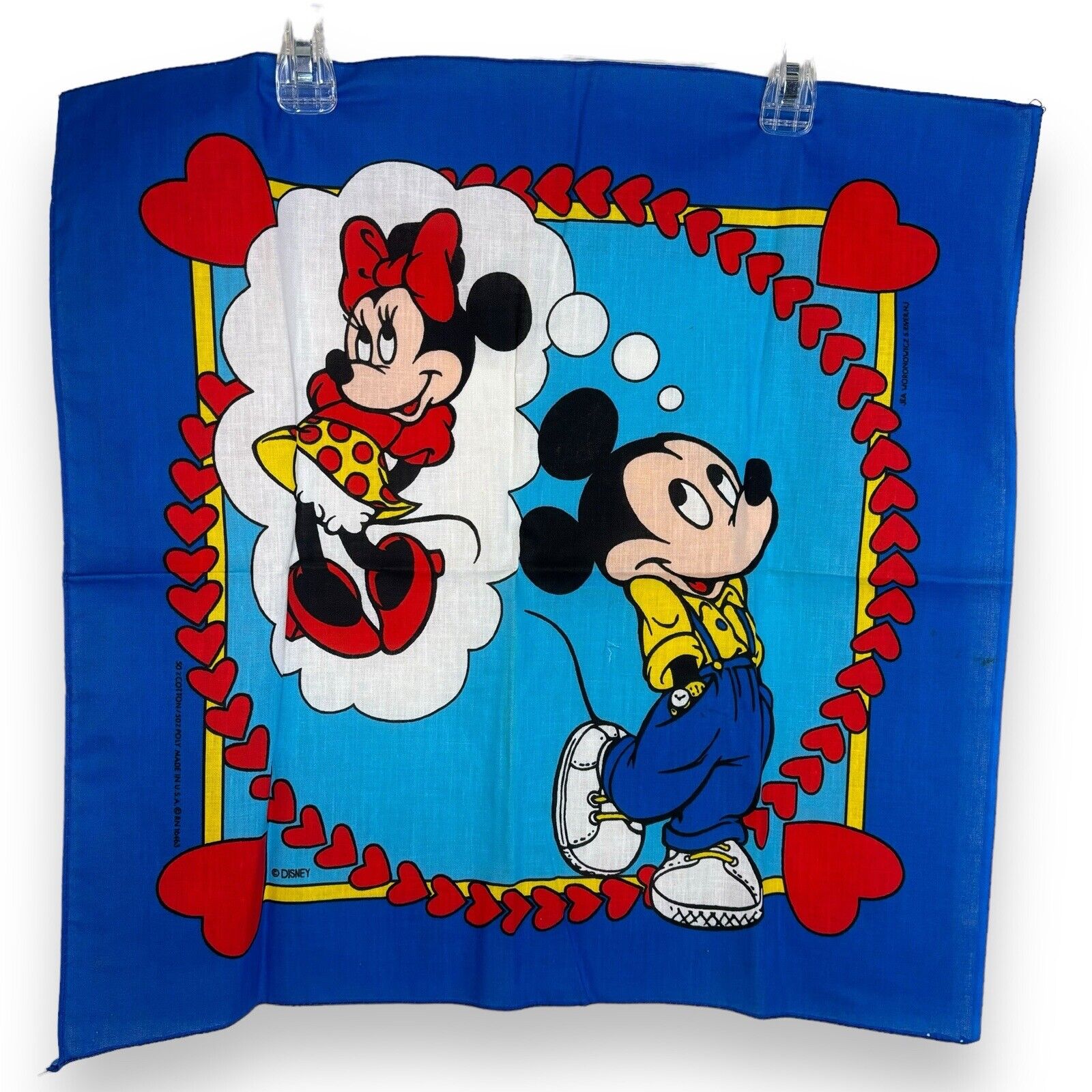 VTG Disney Mickey & Minnie Mouse Bandana 22\