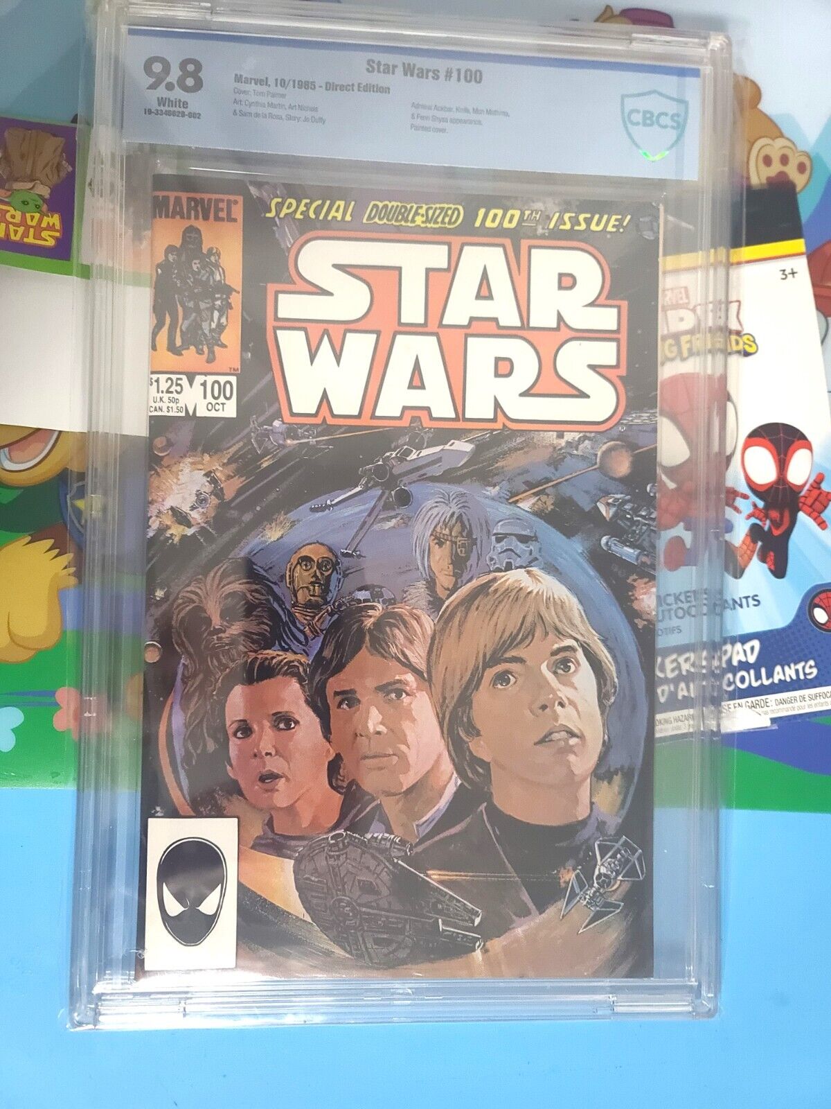 STAR WARS #100 (1985) CBCS 9.8 WHITE PAGES MARVEL COMICS NM