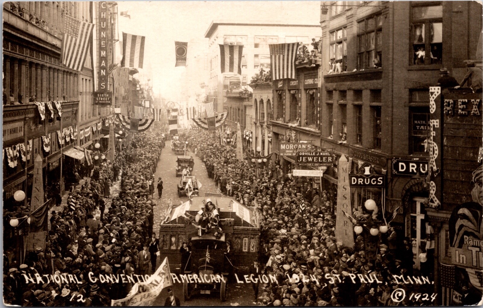1924 National Convention American Legion St. Paul Minnesota Patriotic Parade