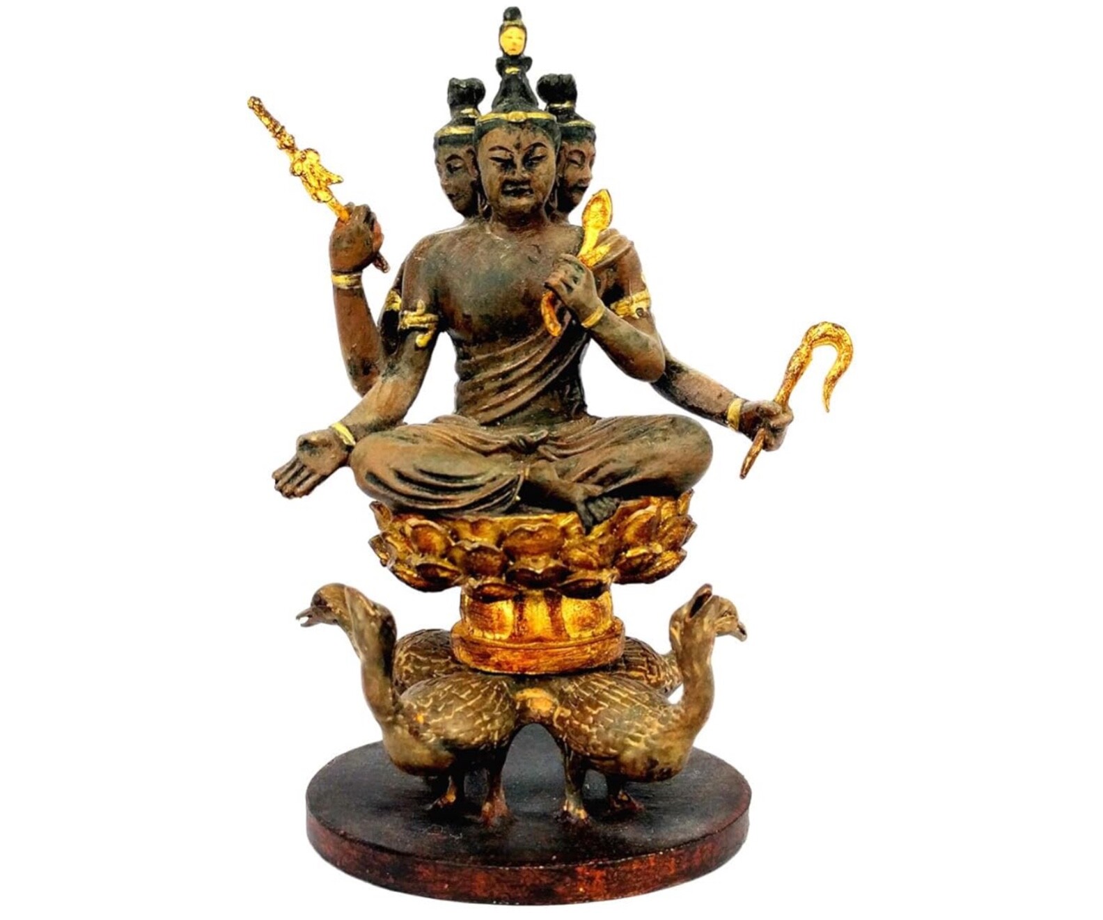 New JAPAN Toji Miniature Buddha Statue Series ☆ BONTEN Brahma Figure From Japan
