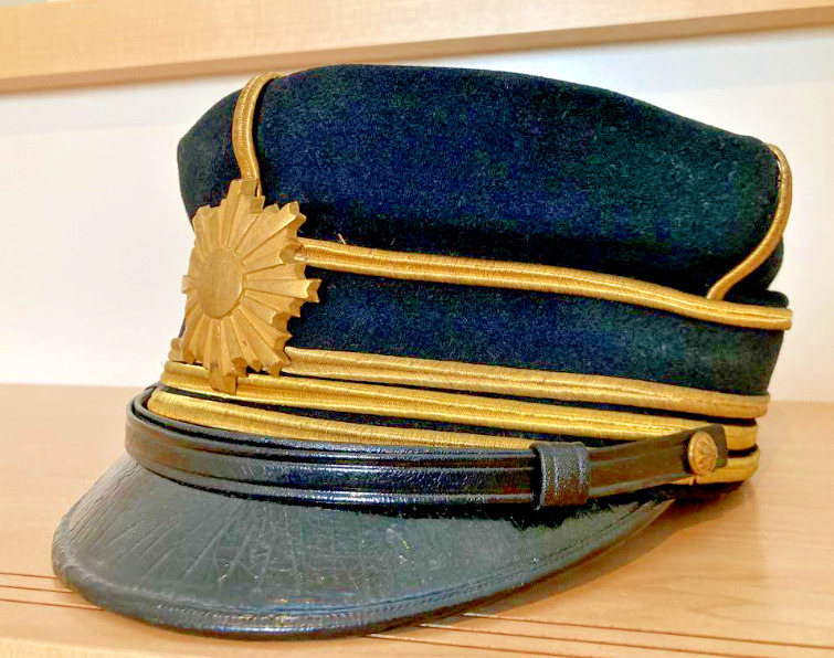 ANTIQUE Japanese Army Meiji Era Captain's Service Cap Golden Kamuy