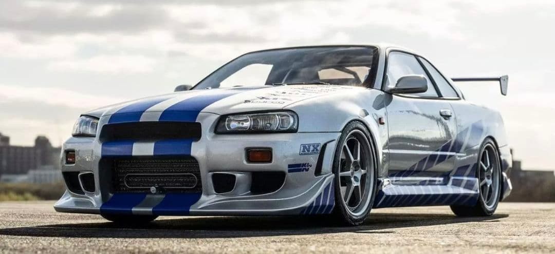 Kyosho 1/12 Nissan Skyline R34 GT-R Fast & Furious KSR12007A Resin Model