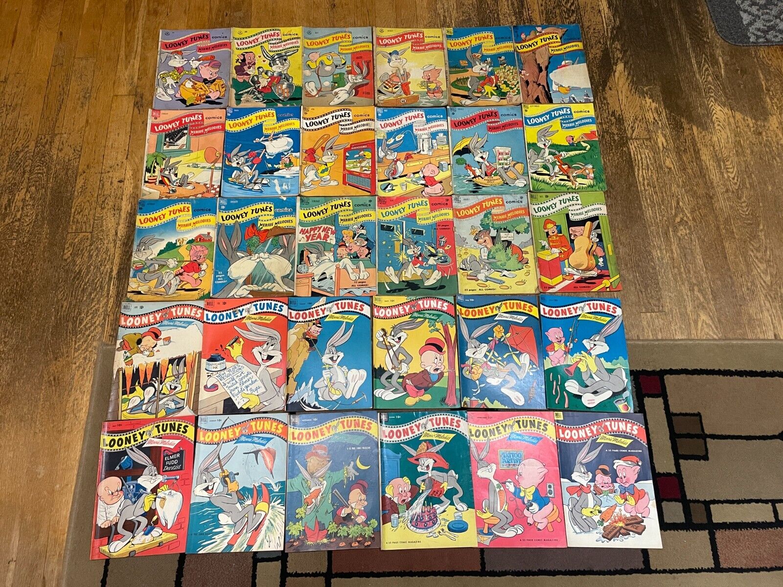 Looney Tunes and Merrie Melodies Comic Book Lot of 30 Golden Age 1940\'s 1950\'s