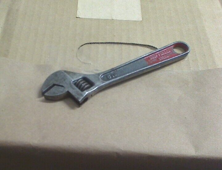 Antique circa 1920's Keystone Mfg. Co. 6 inch adjustable wrench