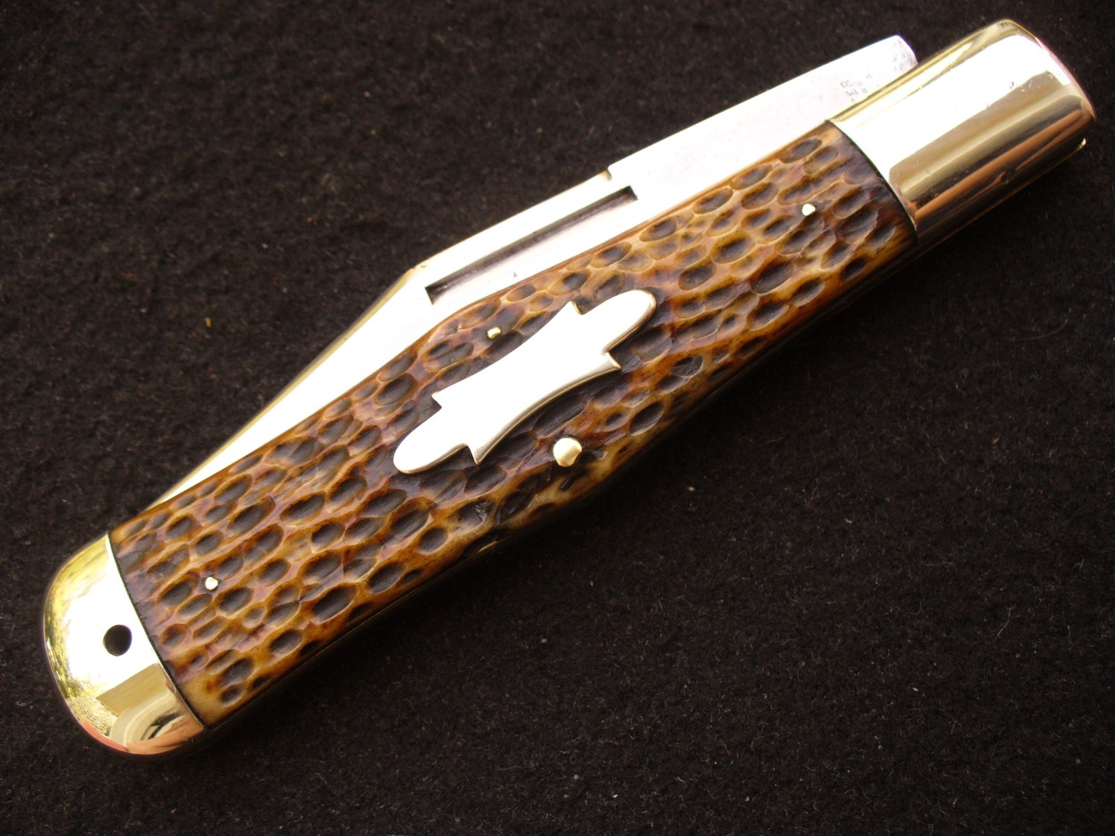 Vintage Winchester USA #1920 Bone Coke Bottle Folding Hunter Knife 1919-'42 Exc Vintage Winchester USA #1920 Bone Coke Bottle Folding Hunter Knife 1919-'42 Exc