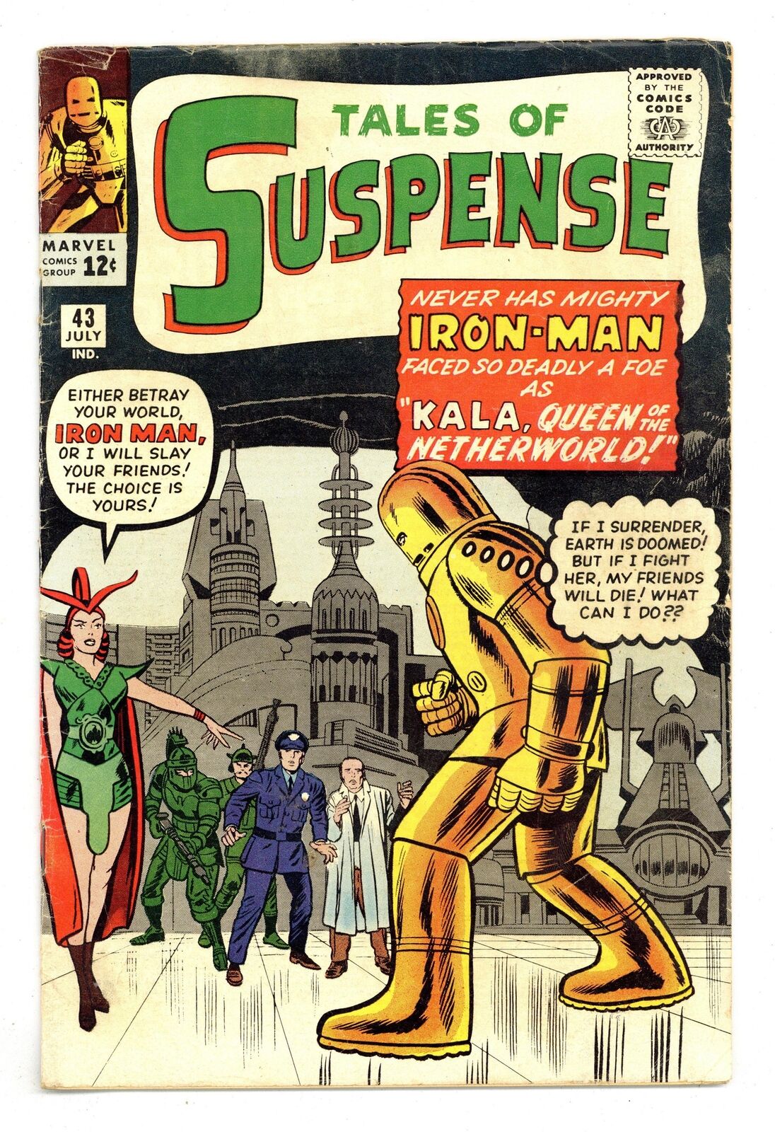 Tales of Suspense #43 GD/VG 3.0 1963