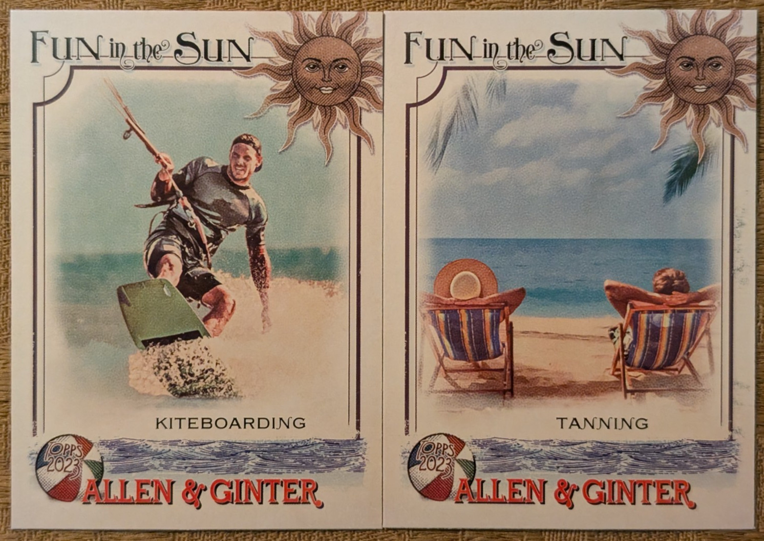 2023 Topps Allen & Ginter - Fun in the Sun - Lot of 2 Cards