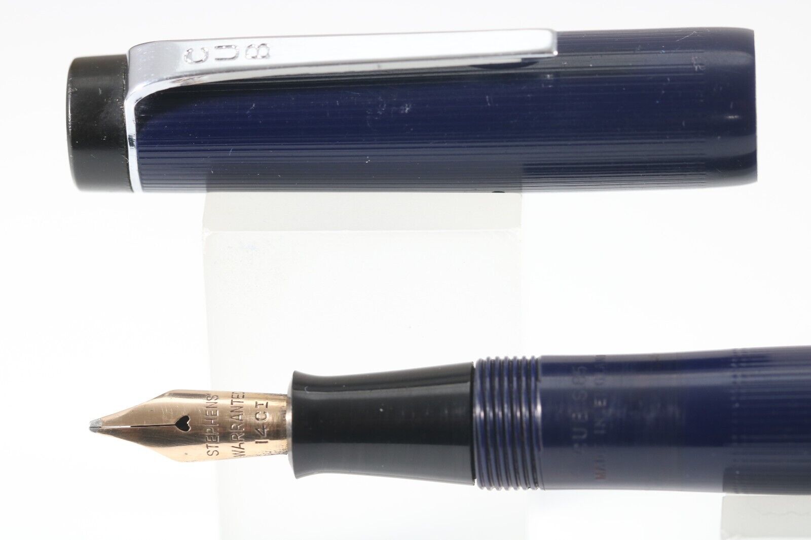 Vintage Summit CUB S.85 Lined Dark Blue Medium Fountain Pen, CT