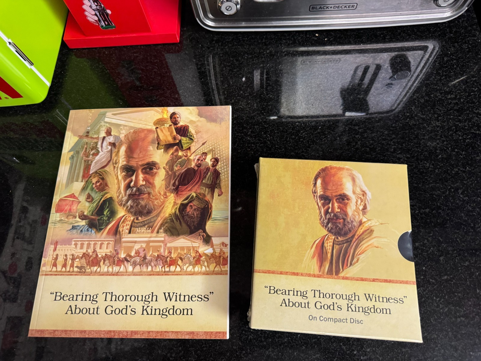 WATCHTOWER BEARING THOROUGH WITNESS ABOUT GOD'S KINGDOM CD AND BOOK NEW