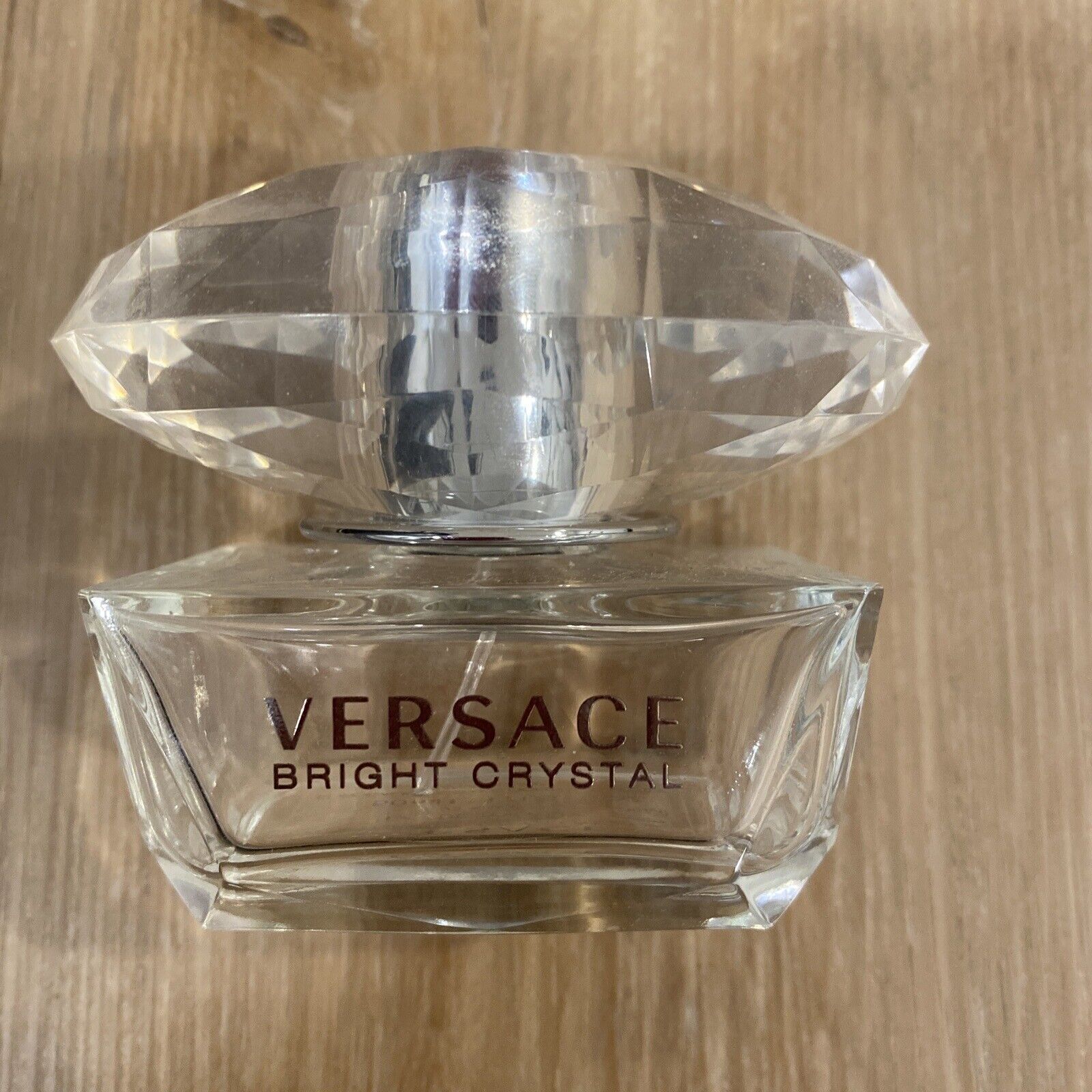 Versace Bright Crystal Perfume 50 ml 1.7 oz Empty Bottle Eau De Toilette Italy