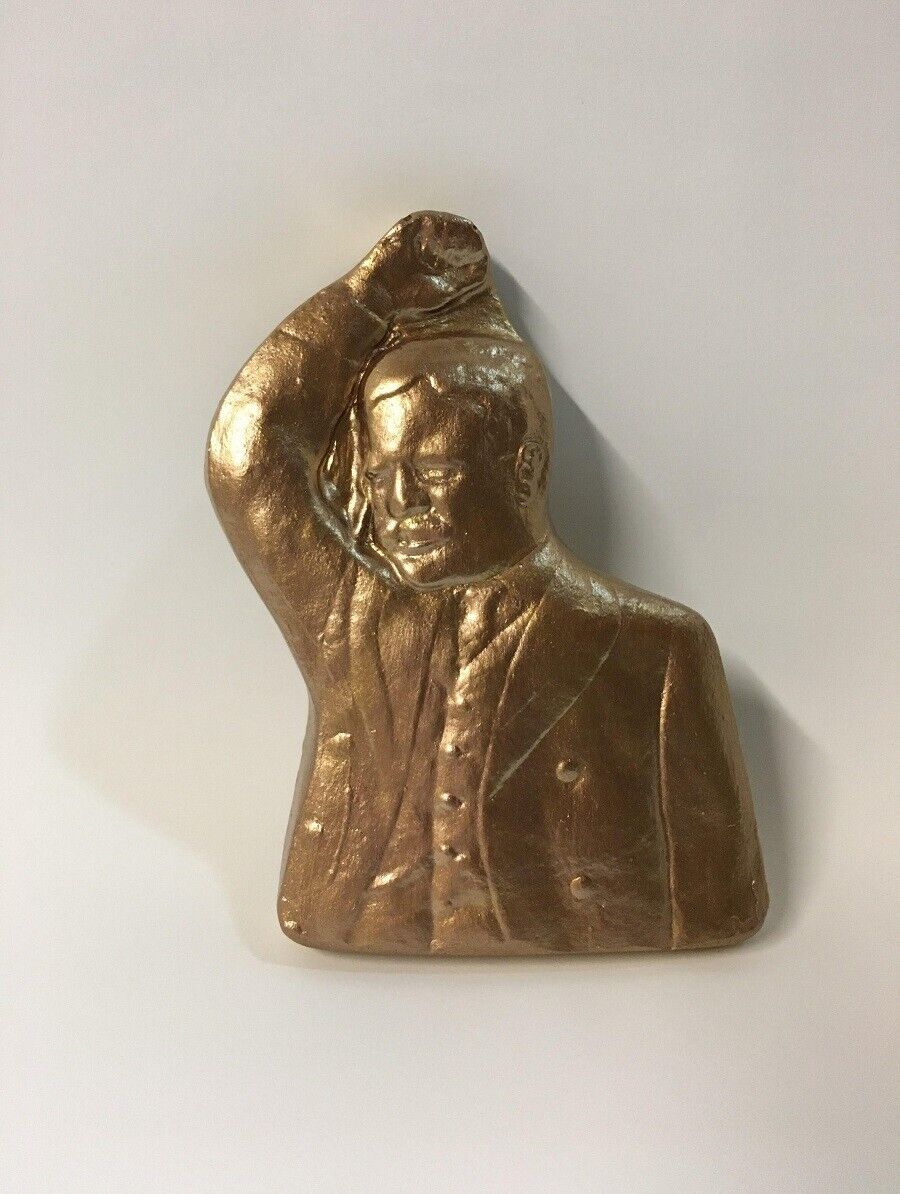 THEODORE TEDDY ROOSEVELT PAPERWEIGHT FAMOUS RARE POSE