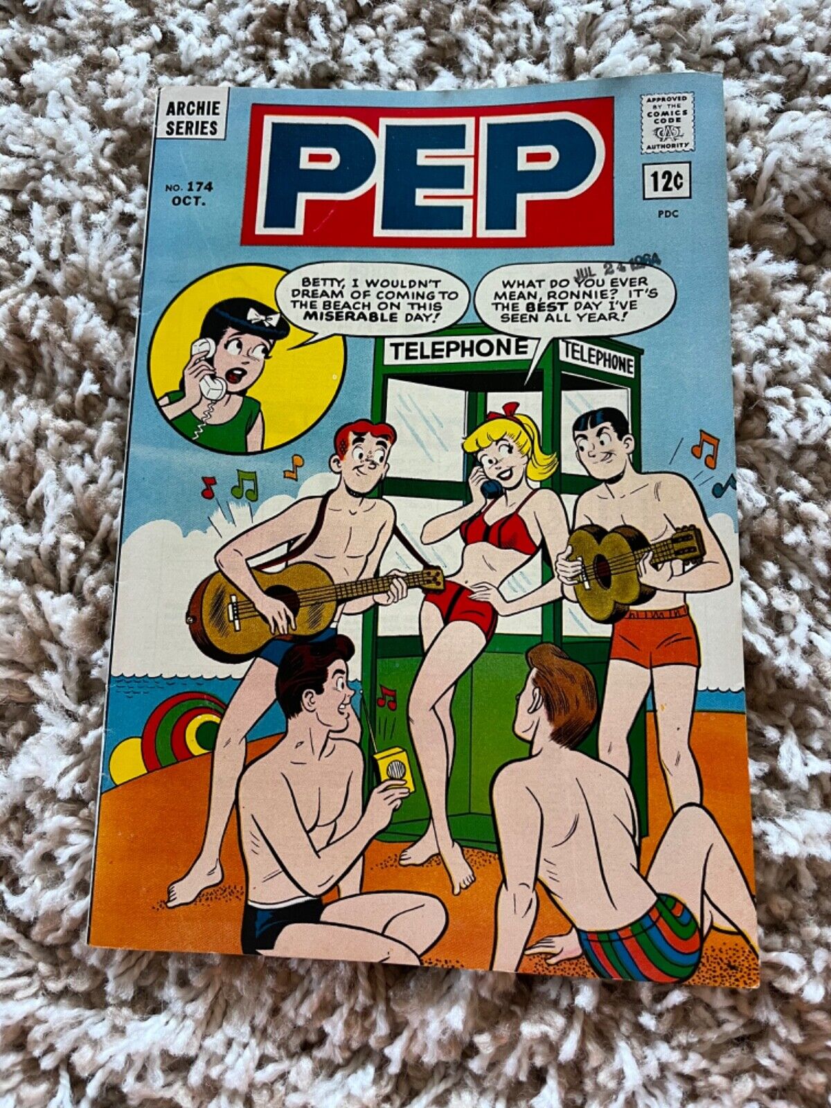 Pep Comics #174 FN/VF 7.0 1974